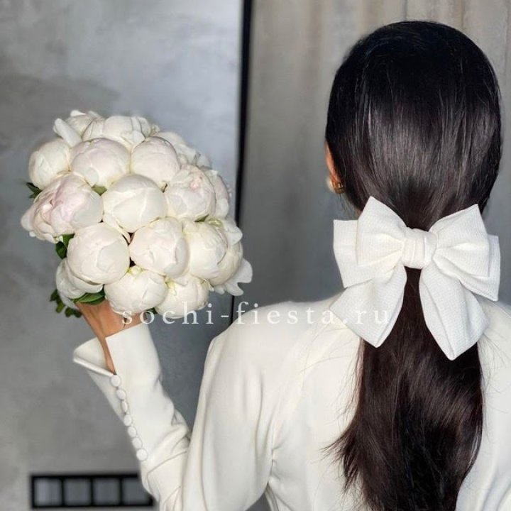 Свадебный букет пионов в Калининграде
