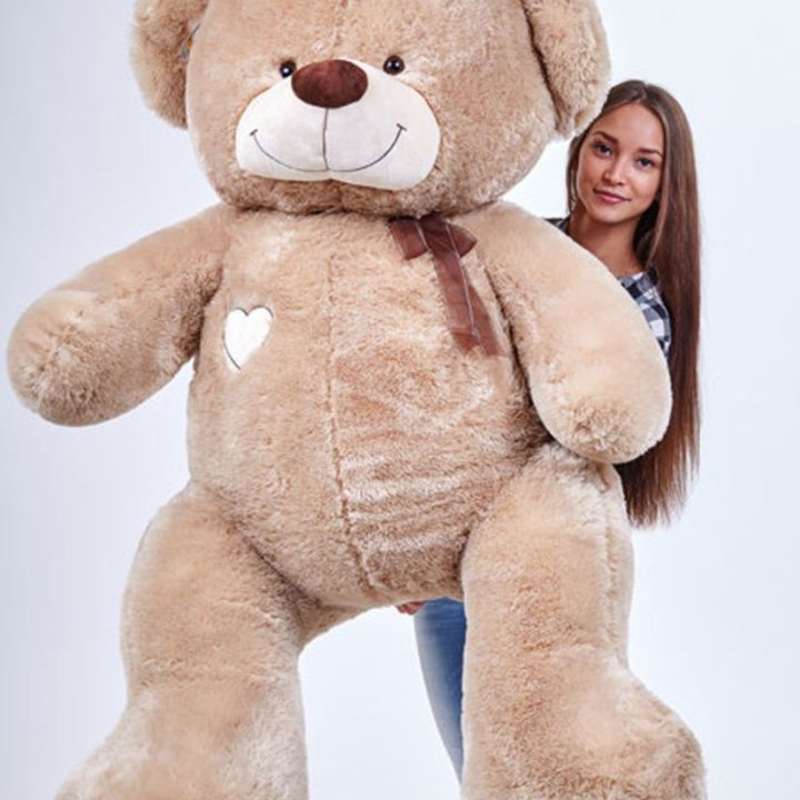 Бурый плюшевый мишка большой в Калининграде