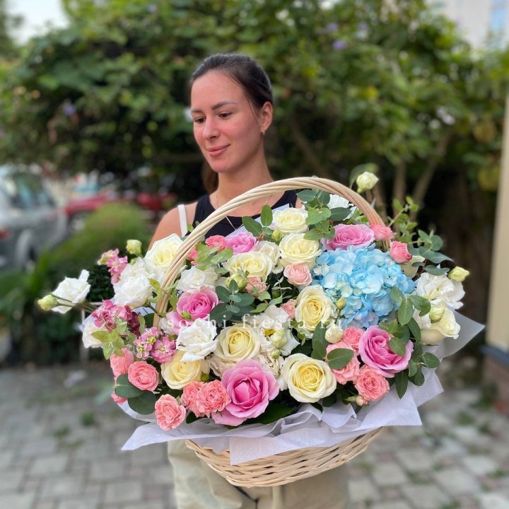Цветочная корзина №2 в Калининграде
