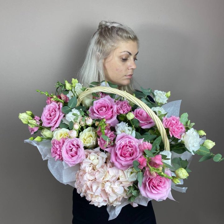 Цветочная корзина № 5 в Калининграде