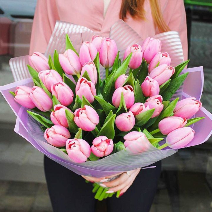 25 тюльпанов "Айс крем" в Калининграде