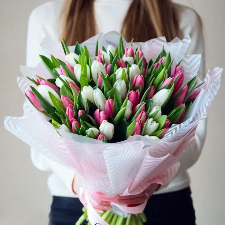 Букет тюльпанов "Лолита" в Калининграде