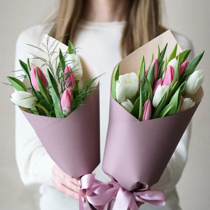 11 тюльпанов в оформлении в Калининграде